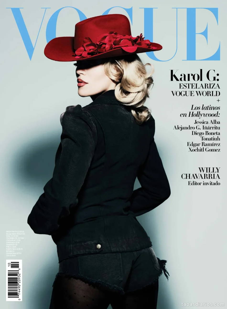 Tapa de la Revista Vogue, edición del  1 noviembre 2025